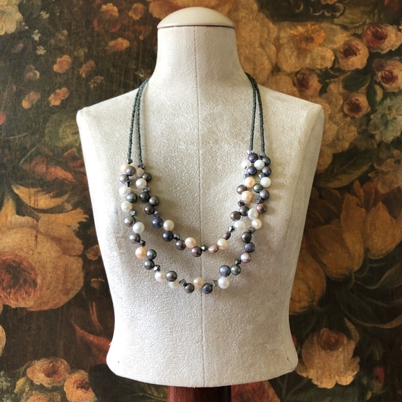 Lia Sophia Freshwater Pearl Necklace 